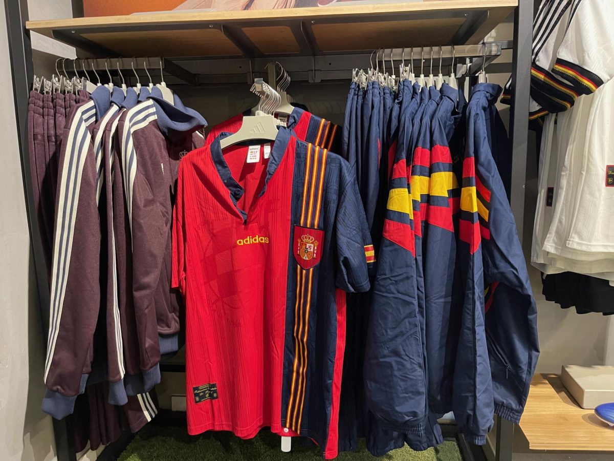 Jerseys for the Spains national womens soccer team are sold at the flagship store for the team sponsors Adidas. But they arent as ubiquitous as jerseys for the mens sport.