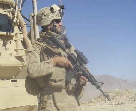 Philip Porter, age 24, served as a U.S. Marine in Afghanistan.