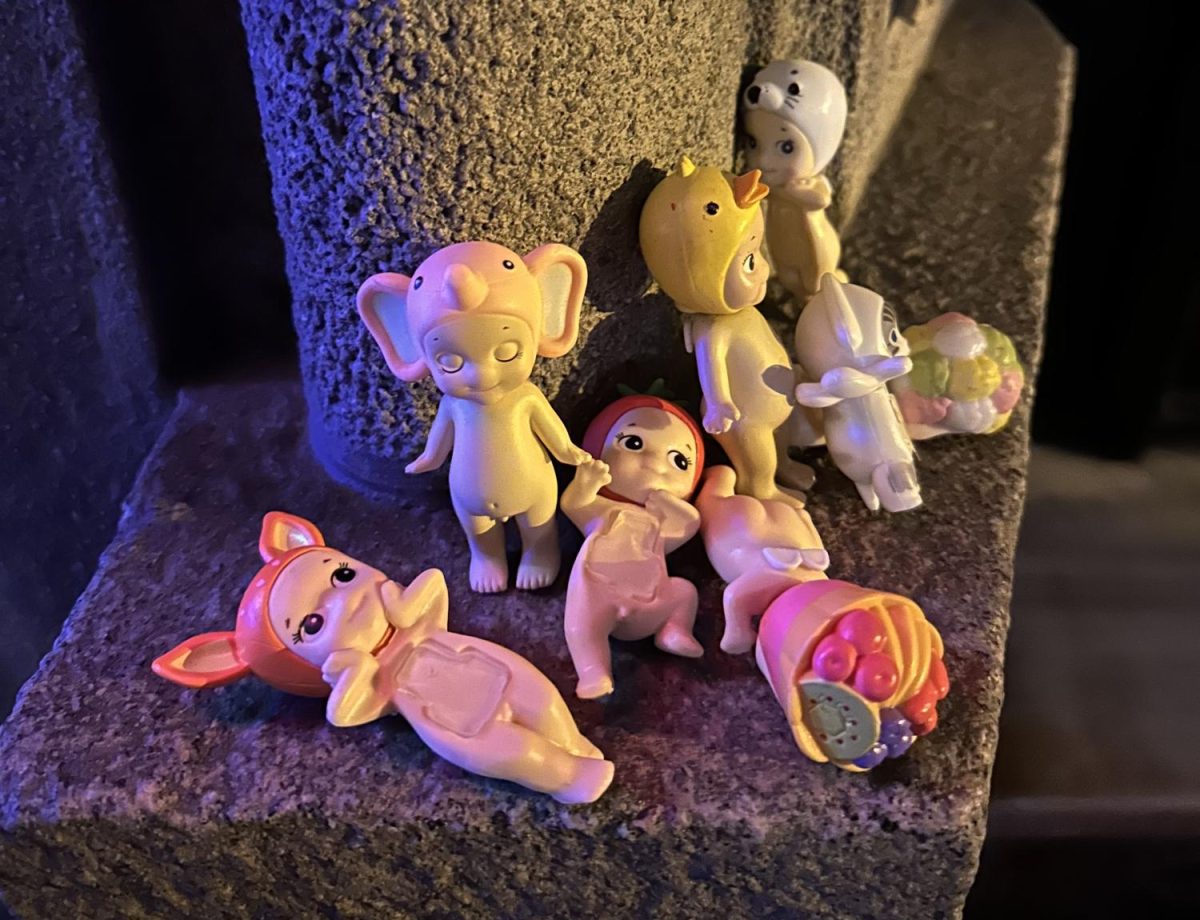 Sienna Jovicich's personal collection of Sonny Angels during a night out on the town.