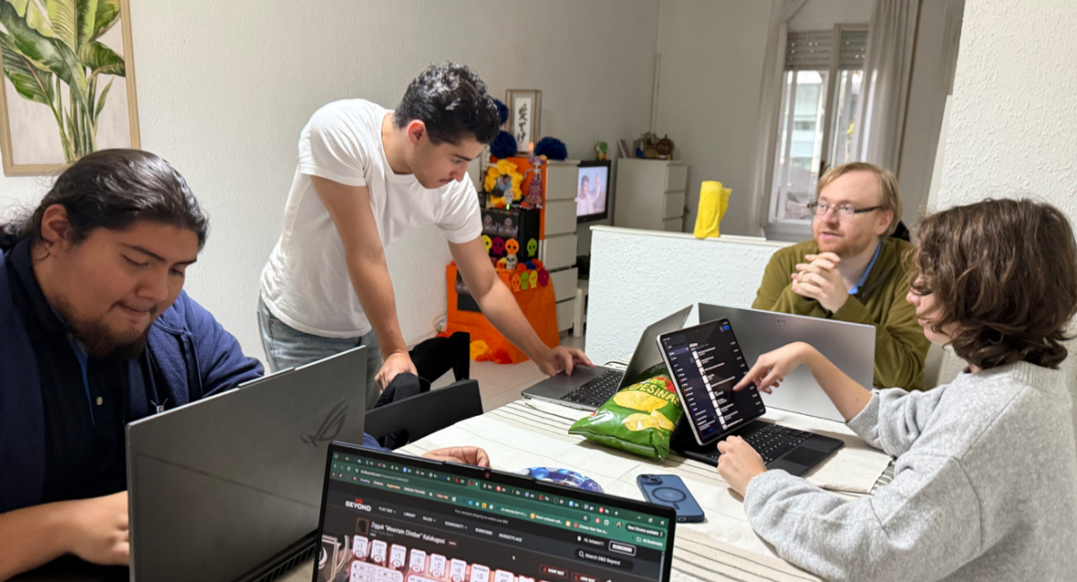 D&D players David Chavez, Hector Kennedy, Ryan Cantwell and Clara Martinez update their stats on their D&D characters.